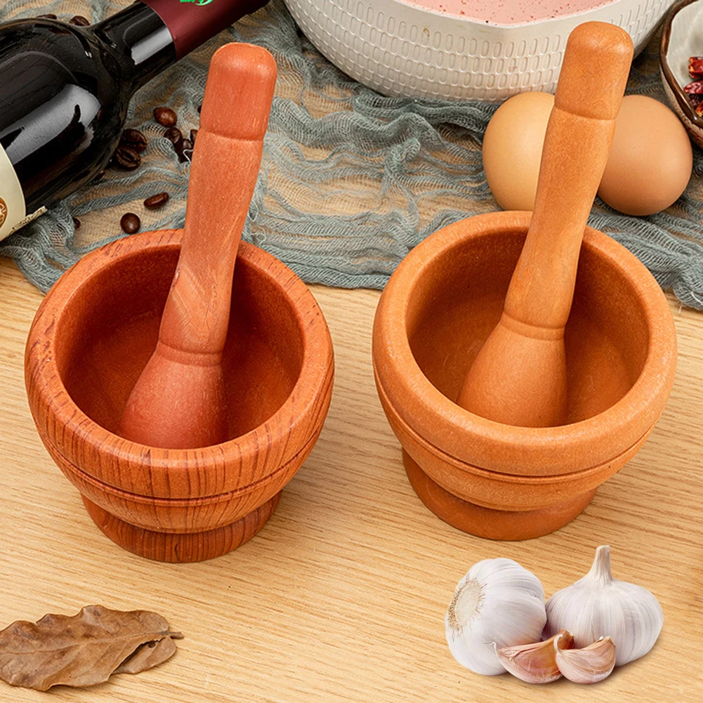 Mortero de piedra de ajo para el hogar, trituradora de prensado, maceta Manual de medicina, Jujube