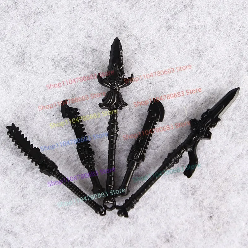 MOC ビルディングブロックシールドレーザーガンアクセサリーミニフィギュア組立モデルディスプレイアニメゲームキャラクター装飾玩具ギフト