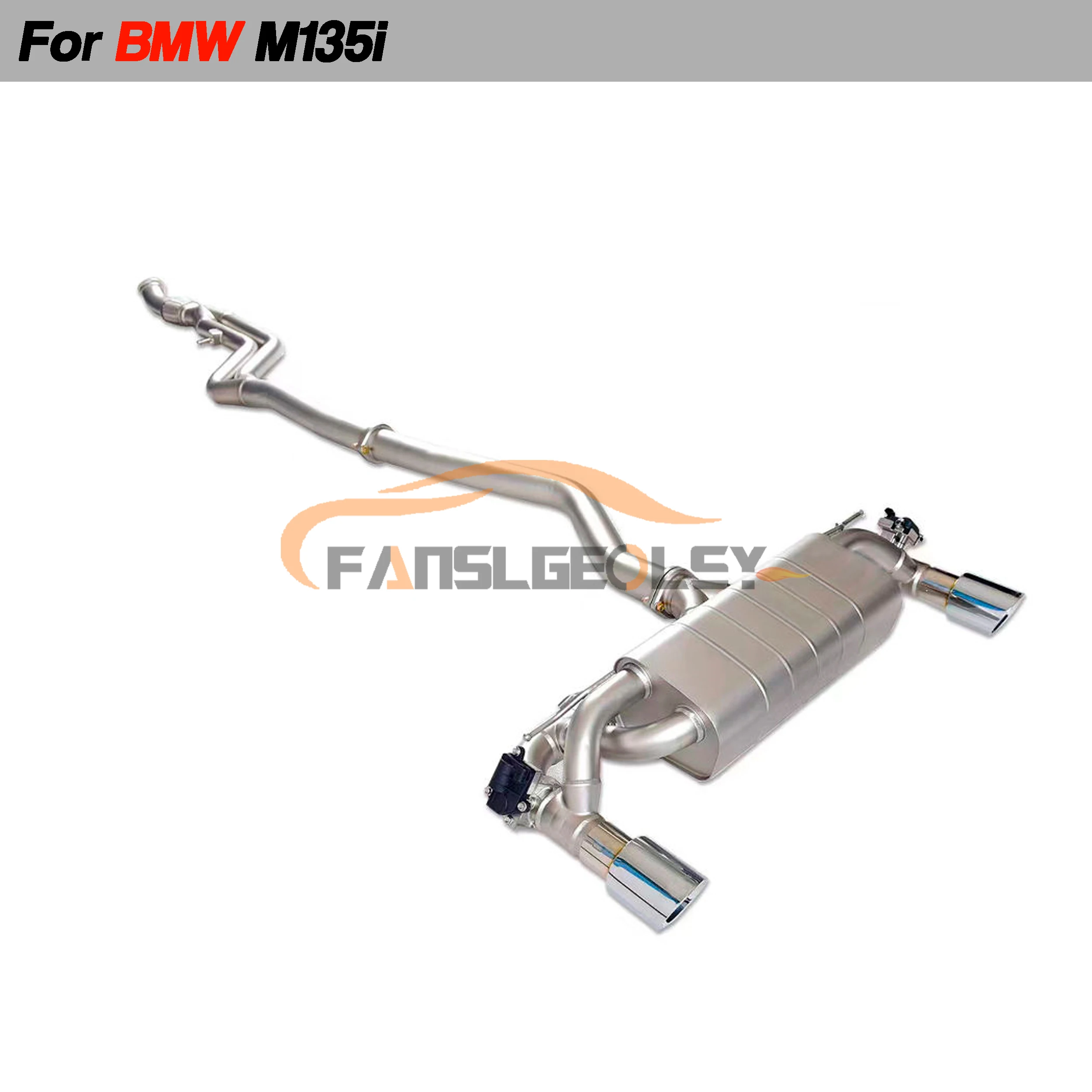 For BMW M235i f22 Steel Catback Performance Exhaust System Valve With Muffler Pipes Tuning exhaust assembly