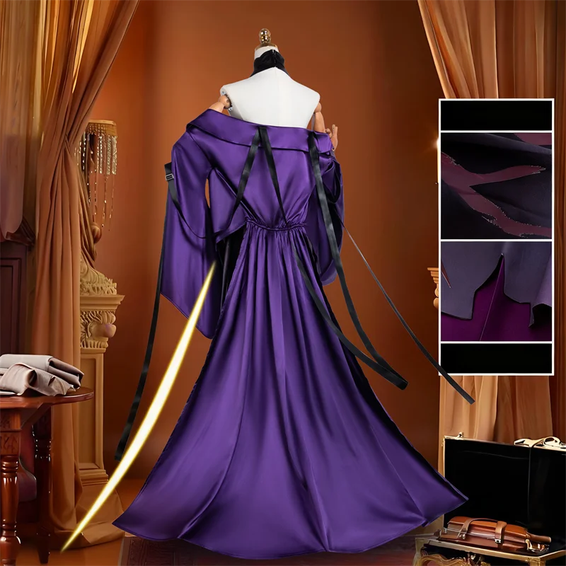 لعبة الطريق إلى أي مكان هيلا الكبار النساء تأثيري حلي رداء تنورة أغطية الرأس مجموعة كاملة الملحقات دعوى هالوين كرنفال وتتسابق #4