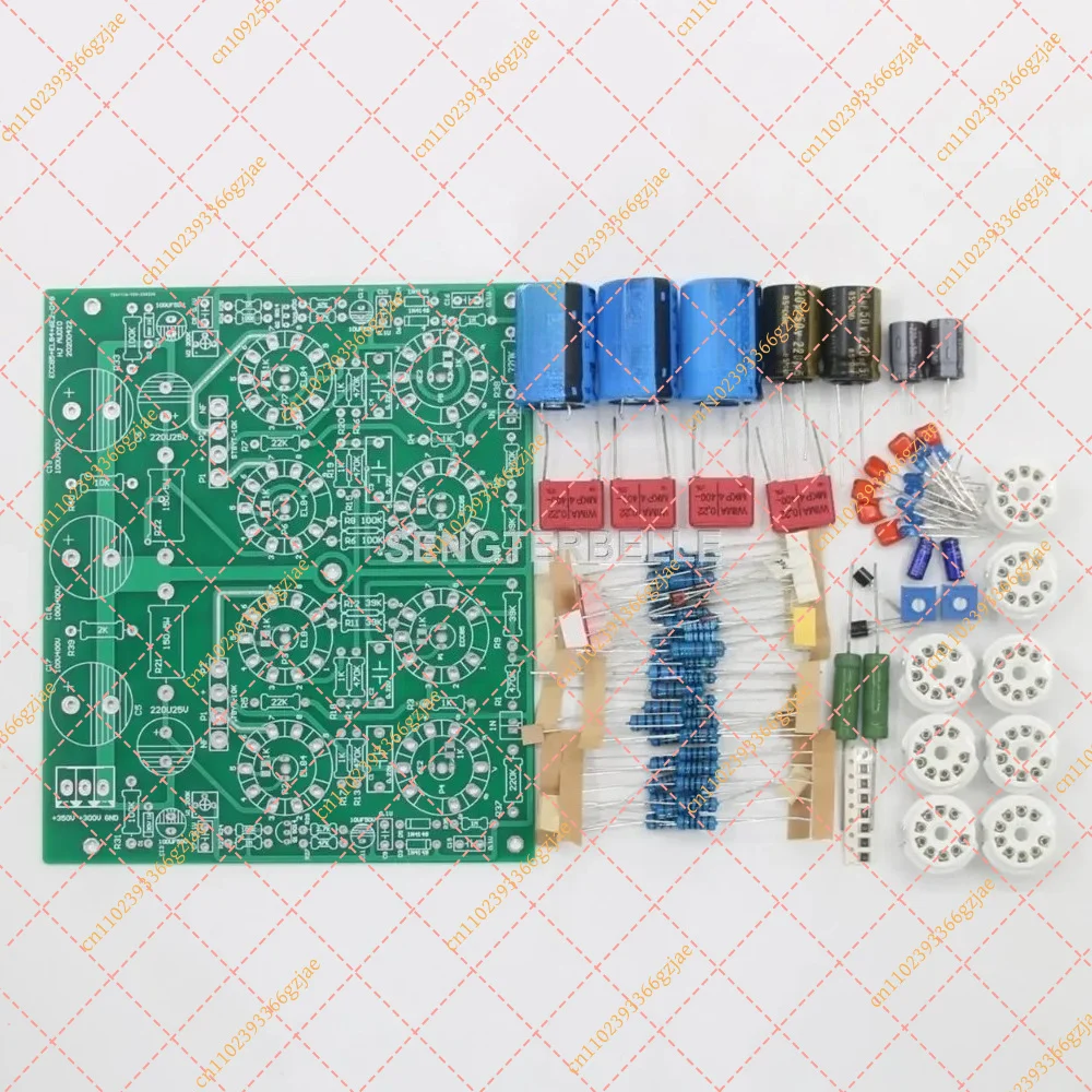 EL84 ECC85 Stereo Push-Pull Tube Amplifier Board 13W+13W Power Amp Kit with 6E2