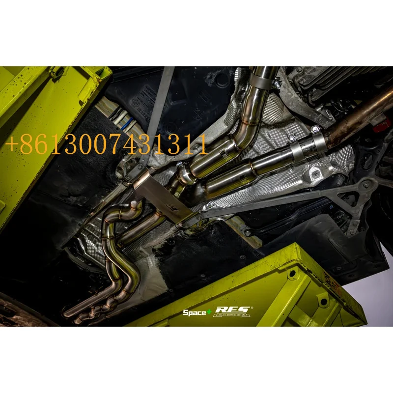 FactoryExhaust Mid Pipe Equal Length 304 Stainless Bracket Coupe High Peormance