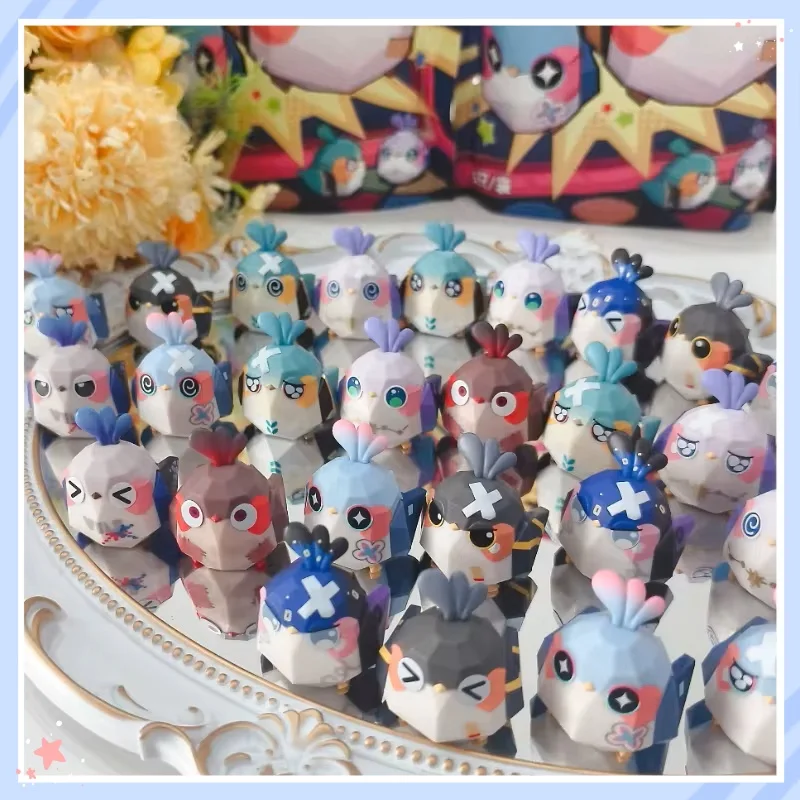 Genuíno honkai: star rail origami série de pássaros caixa cega caixa misteriosa anime periférico bonito origami pássaro brinquedo presentes surpresa