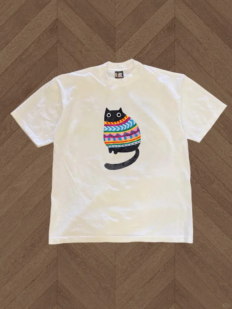 تي شيرت بسيط جديد يجب اقتناؤه للأزواج والترفيه اليومي متعدد الاستخدامات للصيف للرجال والنساء من القطن العضوي بأكمام قصيرة #3