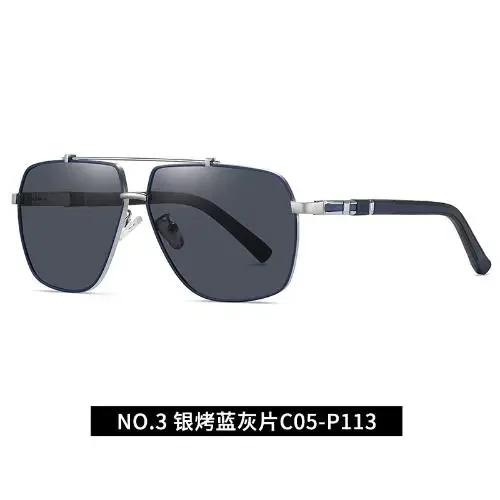 Cycling Glasses Square Polarized Sunglasses Men High Quality Spring Hinge Fashion Sun Glasses Driving Travel UV400 Lens Goggles