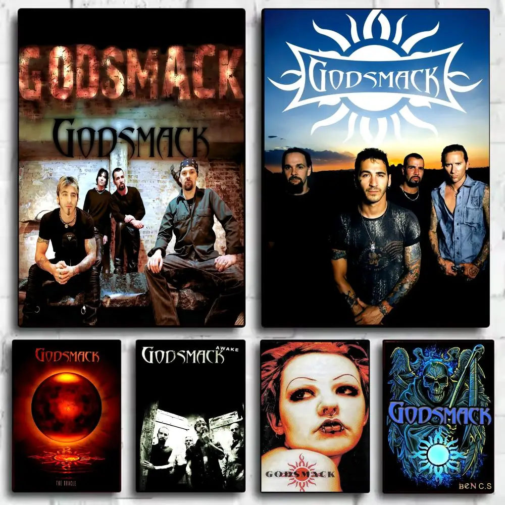 Band G_Godsmack Classic Album Poster Decorative Wall Art Stickers Mural Photo Print for Home Living Room Hallway Decor Gift