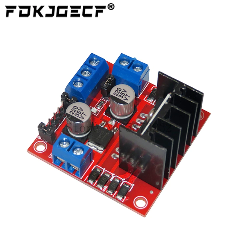 10PCS Dual H Bridge DC Stepper Motor Drive Controller Board Module L298N for Arduino smart car robot