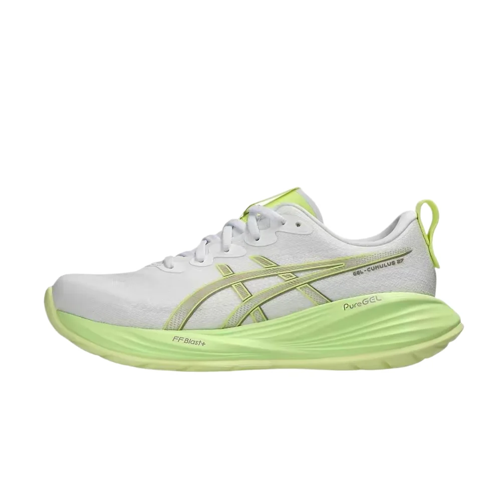 ASICS Gel-Cumulus 27 Women's Gray-Green Low-Top Runners– Stylish Minimalist Cushioned Sole & Comfortable Trendy Fit 1012B772-102
