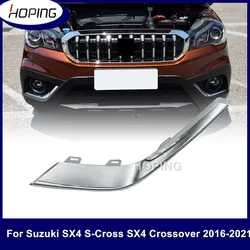 Hoping Front Fog Light Lamp Chrome Trim Garnish For Suzuki SX4 S-Cross SX4 Crossover 2016-2021 71751-74R10-0PG 71761-74R10-0PG