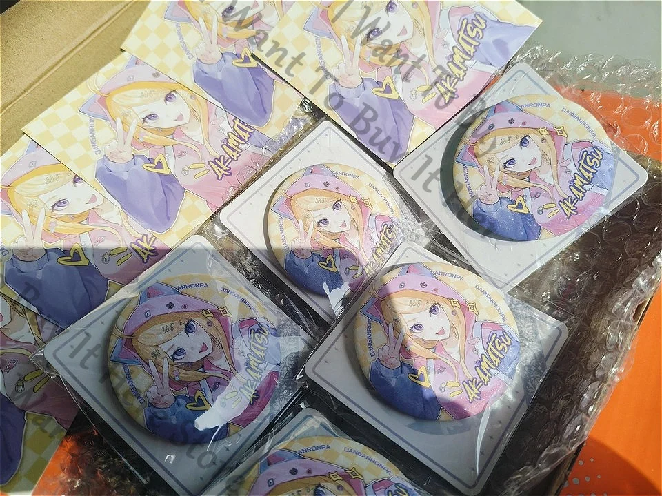 Аниме Danganronpa: значки для косплея, карточки Polaroid, художественные принты с Изурой Камукурой, Наэги Макото, Киригири Кёко, Харукавой Маки, Каэдэ Акамацу
