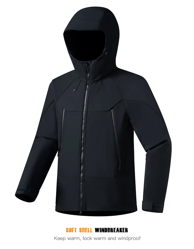 LNGXO Men Women Waterproof Soft Shell Jacket Windproof Warm Fleece Rain Coat Unisex Hiking Climbing Trekking Outdoor Windbreaker 34 S4790cfc3012a4837a763ebd75a4671e91