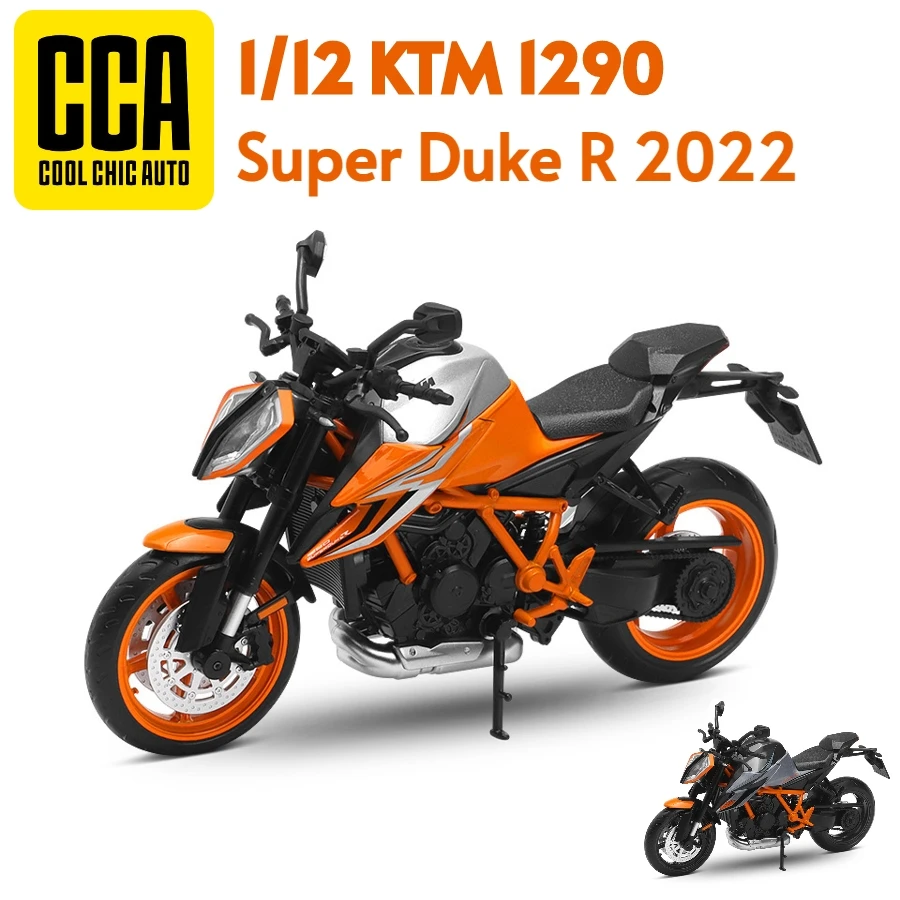 Maisto M32710 1:12 Motorbike-KTM 1290 Super Duke R, motifs et couleurs assortis