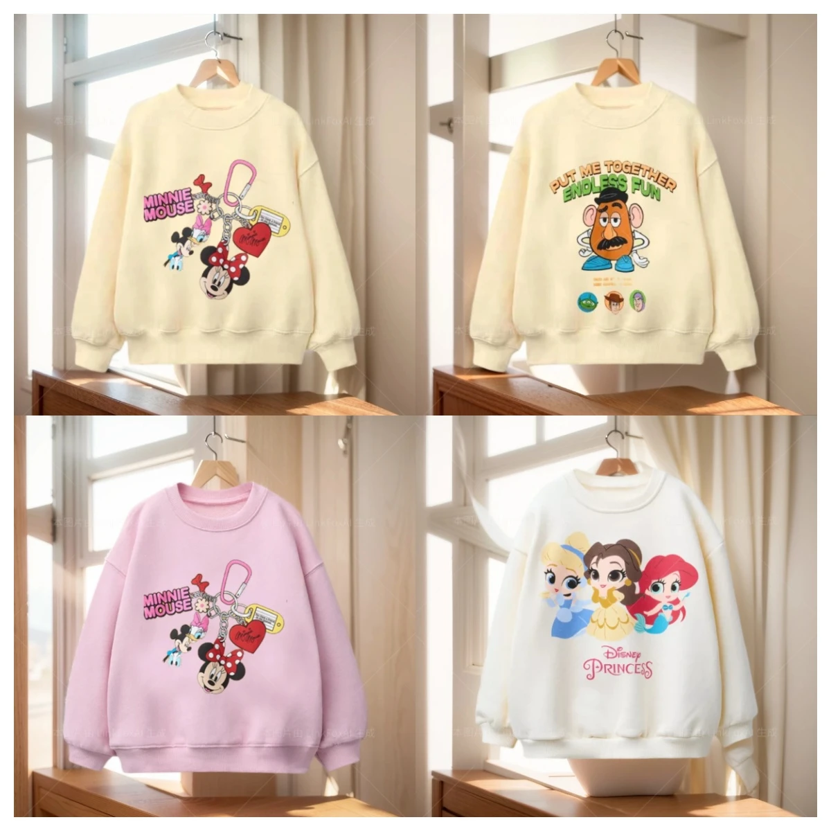 

Модный свитшот с мультяшным принтом, топы, одежда для мальчиков, свободная повседневная толстовка с длинными рукавами, пуловер с круглым вырезом, весенняя детская одежда