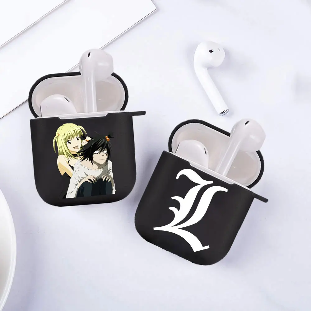 Japanese anime Manga Death Note Ryuk Earphone Case For AirPods 1 2 3 Pro Black Soft silicone wireless Bluetooth headphone case