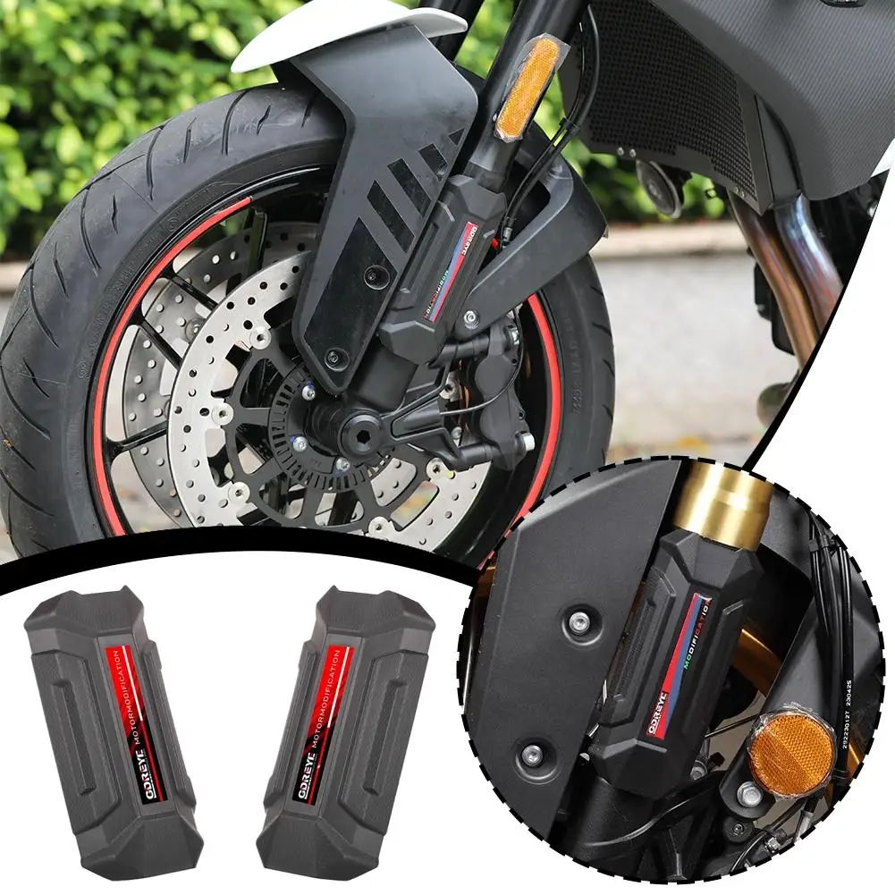 For ZONTES 368G 2024 2025 Motorcycle 368 G Front Fork Guard Shock Absorbing Protective Shell Cover Damping Strip Mudguard Fender