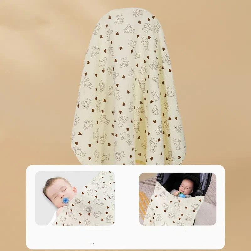 Maternidade impressão moda amamentação capa de bebê ao ar livre carrinho capa cobertor algodão capa de enfermagem para recém-nascido mamãe xale