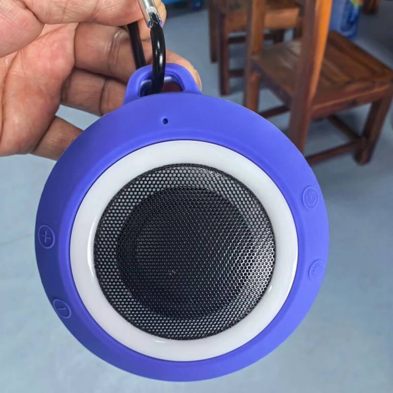 

Bluetooth Speaker Outdoor Cycling Bathroom Camping Portable Waterproof RGB Atmosphere Color Light Bass Cannon Mini New