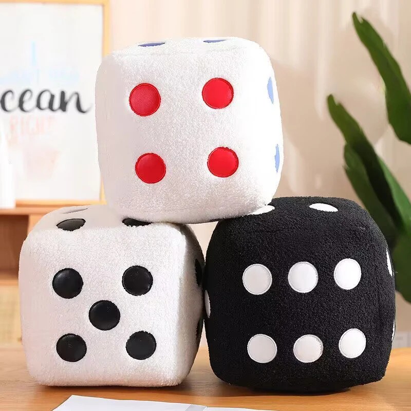 Large Nordic Fun Dice Throw Pillow Decompression Doll PuTuan Soft Step Sitting Pillow Sofa Bedroom Decoration