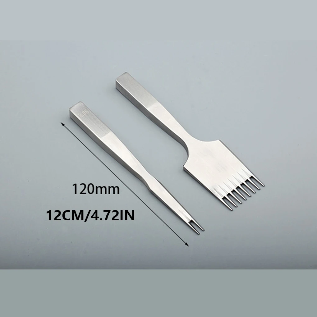 

1Set 2.7mm Leather Punching Tools Professional Sharp Leather Chisel Punch High Polish French Style Pricking Iron Punching Tool