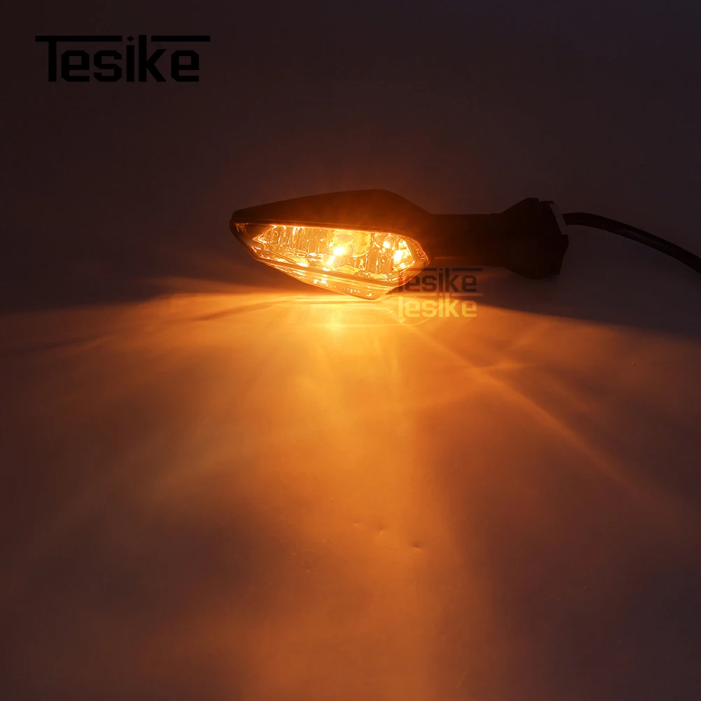 Turn Signals For KAWASAKI NINJA ZX6R 400 250 125 Z650 Z400 Z250 Z125 Z900 VERSYS X 300 Flashing Blinker Motorcycle Accessories view 5