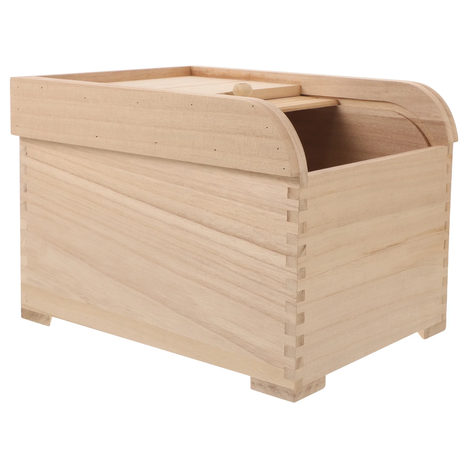 

Wooden Rice Container Multipurpose Kitchen Storage Organization Large Capacity Dry Food Box Cereal Beans Grains