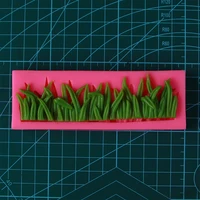 Molde de Silicona con Forma de Hierba