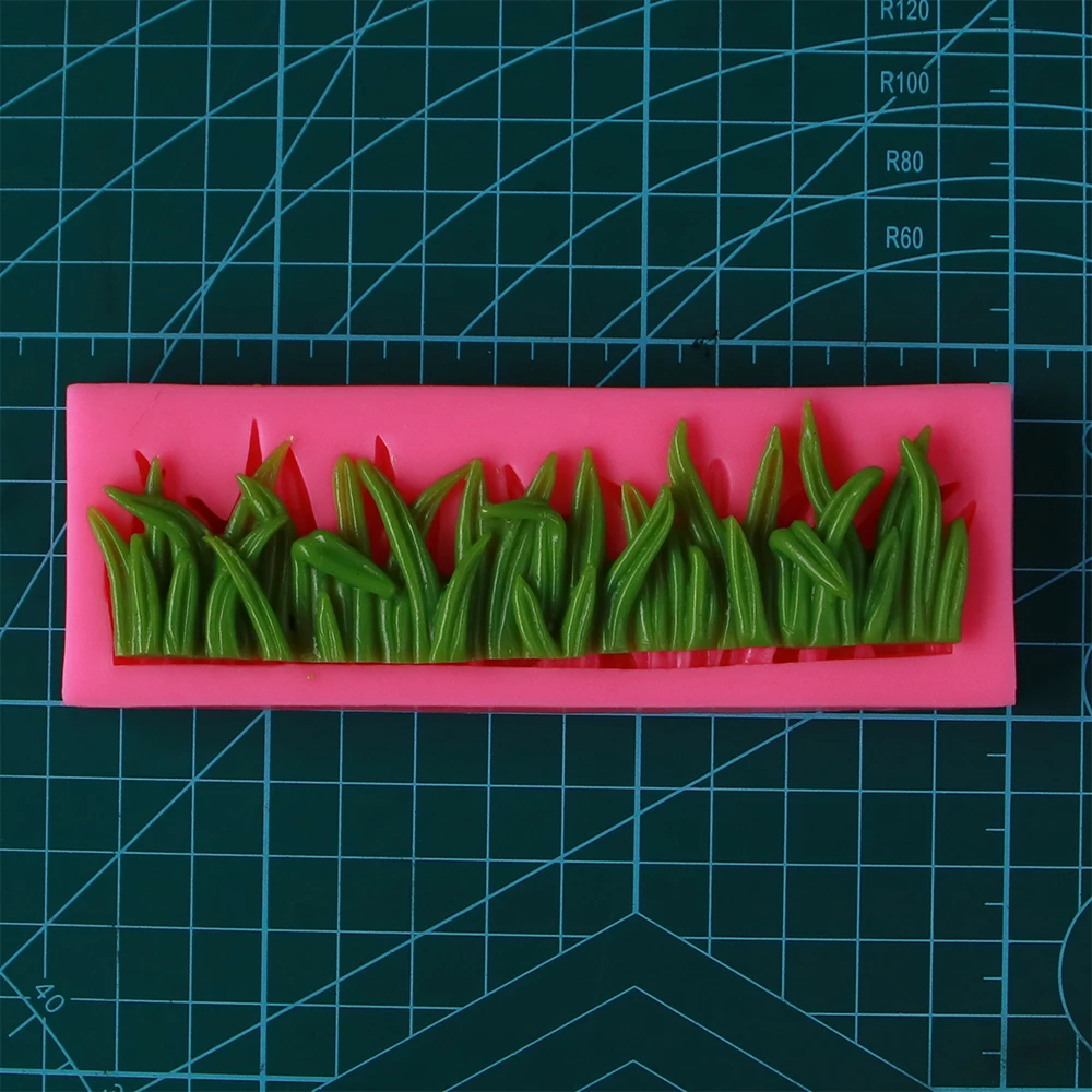 DIY Grass Shape Food Grade Silicone Mold Fondant Tools Cake Baking Mould Chocolate Moulds Candy Clay Kitchen Baking Accessories