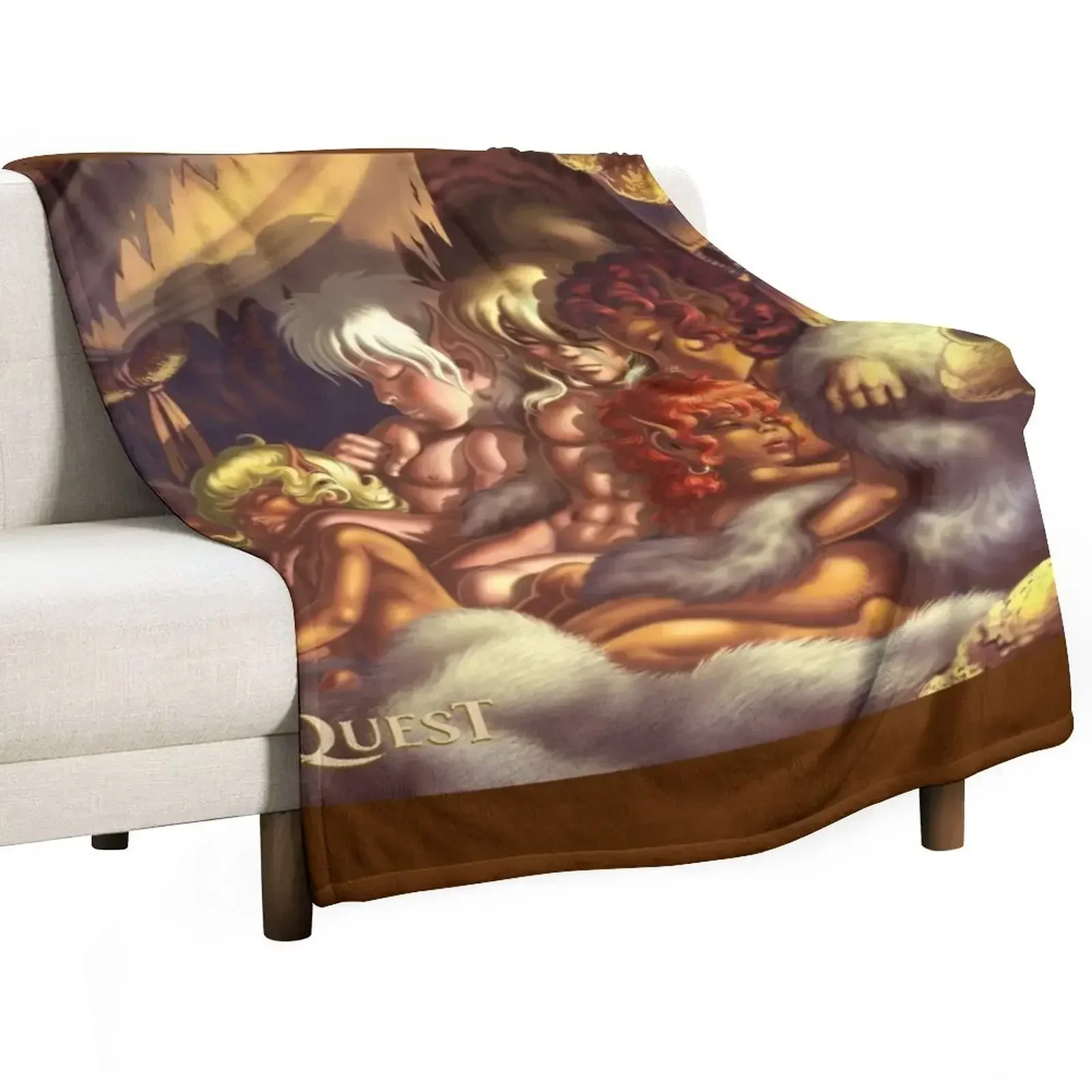 

ElfQuest True Peace Throw Blanket Thermals For Travel Plaid on the sofa Soft Beds Extra Large Throw Blankets