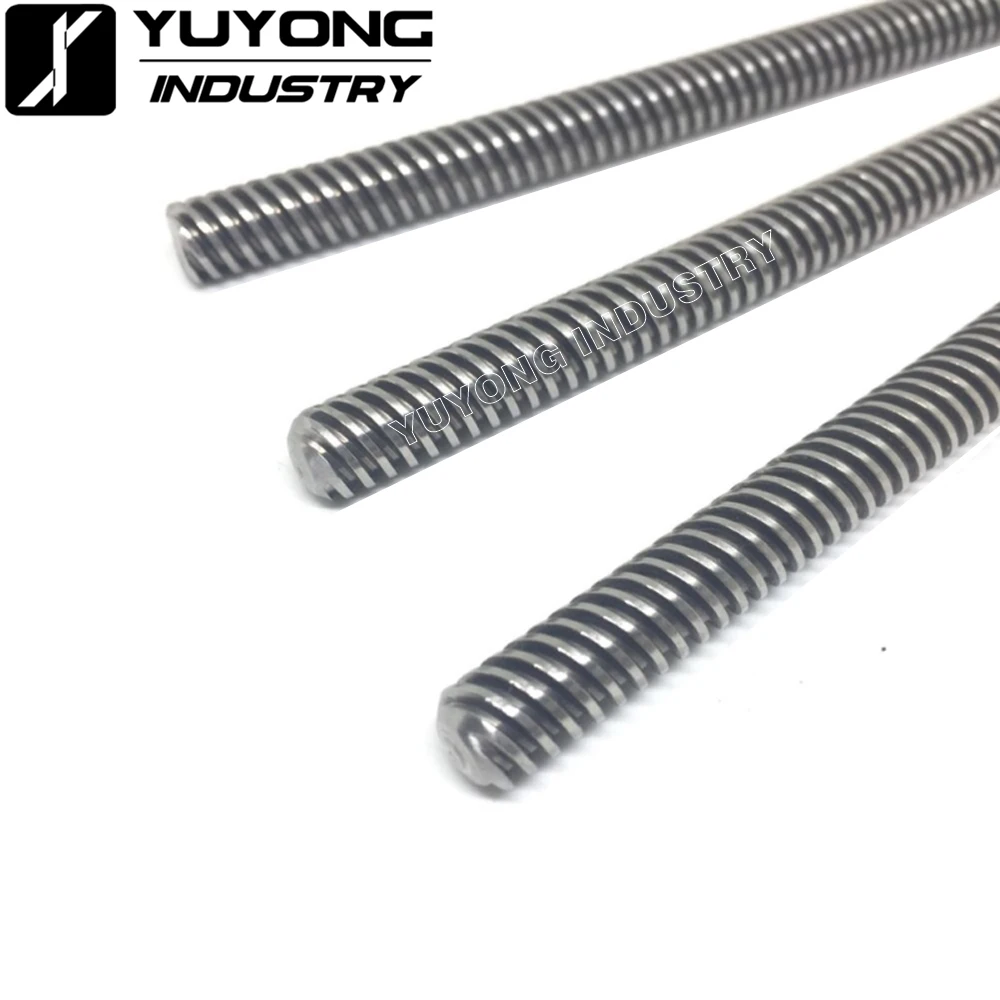 1pcs 290mm+2pcs 540mm Tr8*8-2p(4 starts) 8mm Metric Acme Lead Screw for C-Beam machine builds