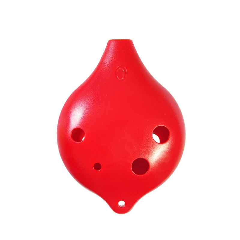 Short Mouth Ocarina for Beginner, 6 Hole C-Tone Midrange, AC-Tone Plastic, Anti-Fall Instrument for Professional Practice