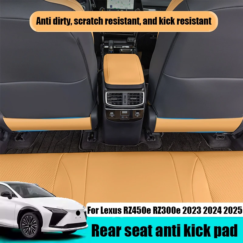 

Защитная накладка на заднее сиденье из кожи для Lexus RZ450e RZ300e 2023 2024 2025, предотвращающая удары ногами, защитный элемент интерьера