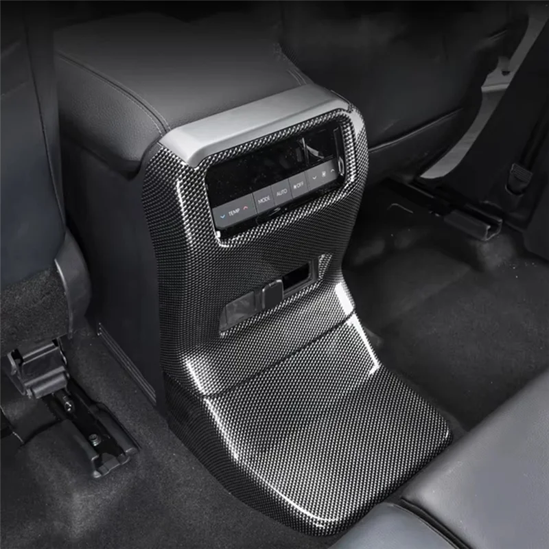 

AASS-High Quality Rear Anti-Kick Pad Air Conditioning Anti-Kick Plate Cover For Toyota Prado LC250 2024 Modification Parts