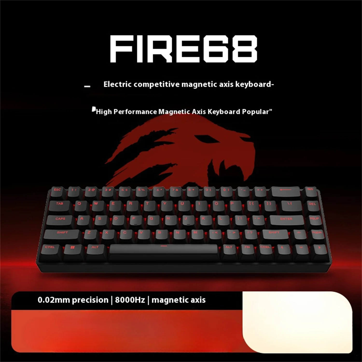 

MAD fire68/fire68 Ultra Magnetic Switch Gaming Keyboard | Full-Key Hot-Swappable | fire68 Ultra Model