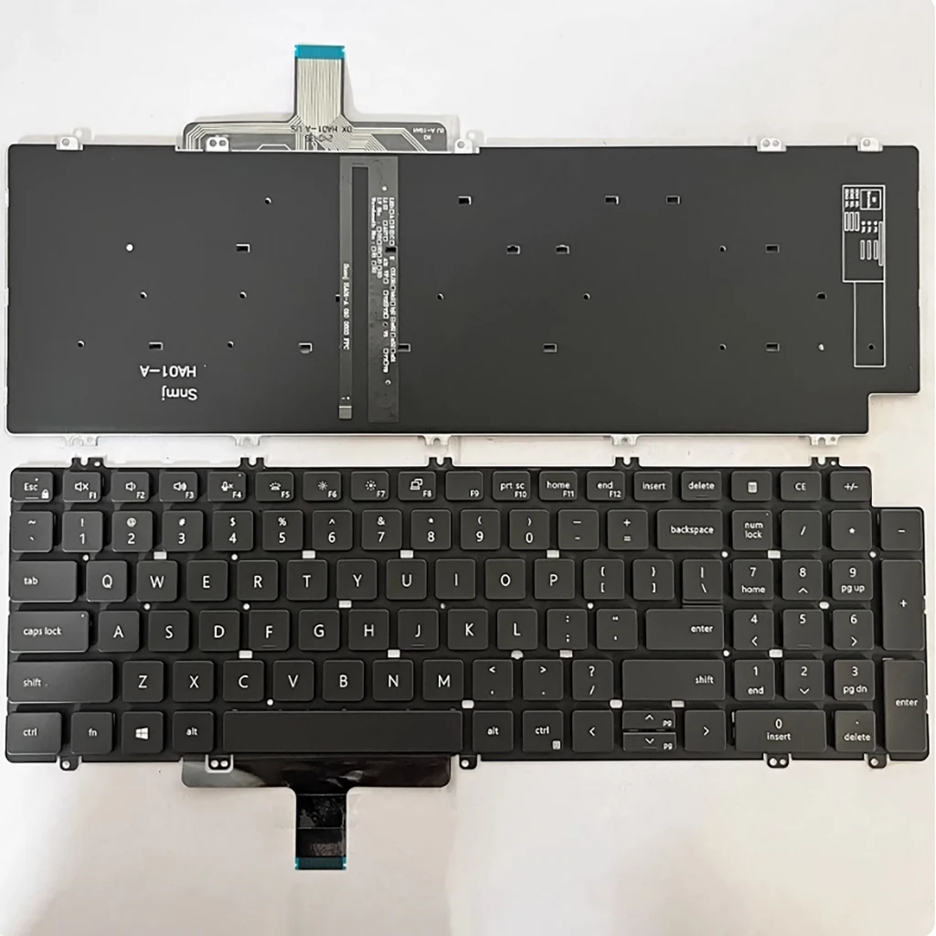 

US for Dell Latitude 5520 5521 5530 5531 5540 P127F Precision 3570 3571 3580 Laptop Keyboard