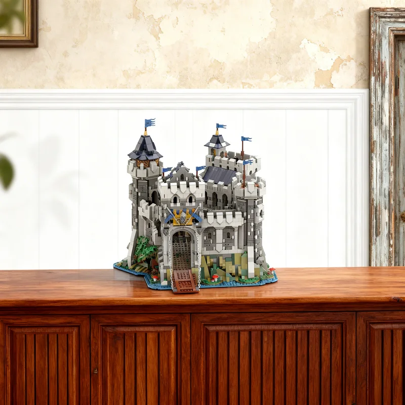 

5100 деталей MOC: Модель Замка Мастера Сокола, конструктор, рождественский подарок, игрушка, креативная идея для самостоятельной сборки, развивающая игрушка для обучения.