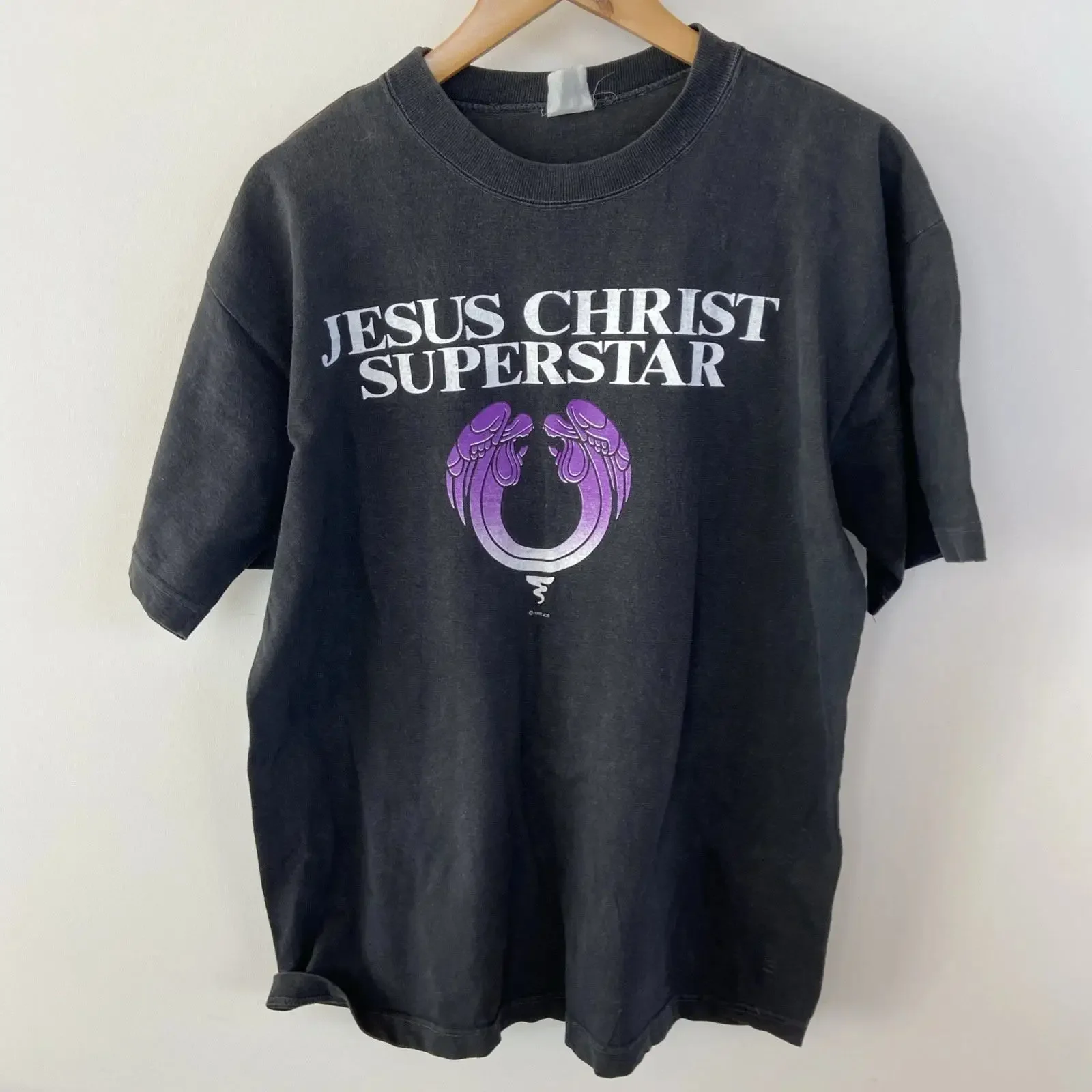 Vintage 1992 Jesus Christ Superstar Australian Tour T Shirt Size Unknown M L vintage Washed Stylish Versatile