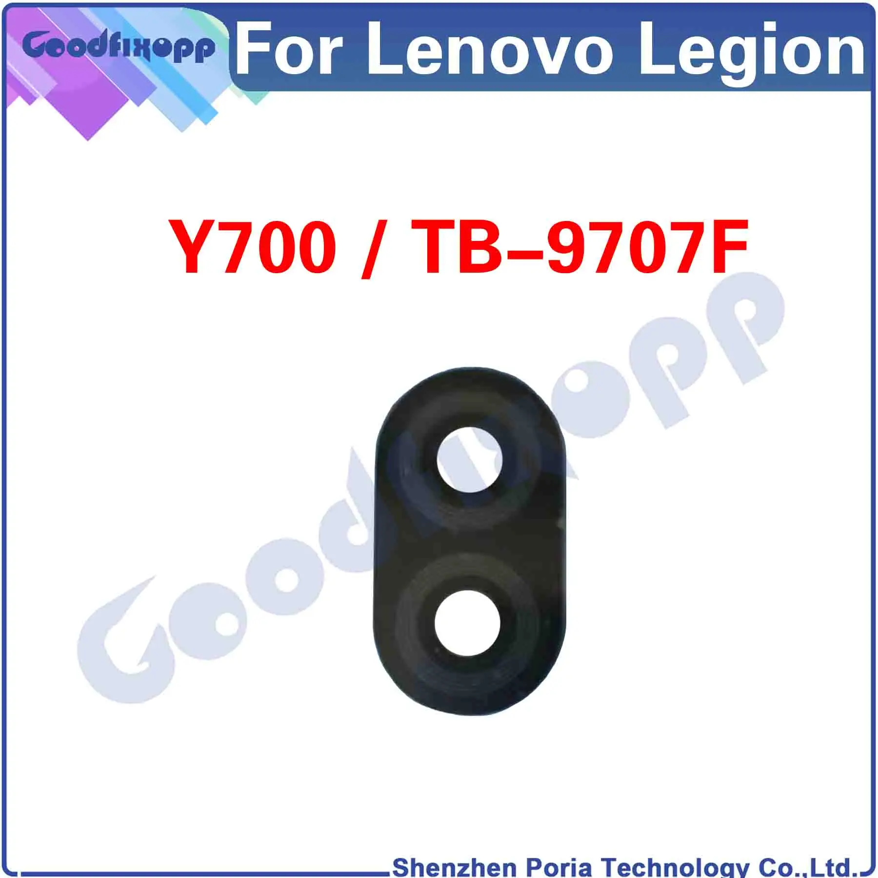 For Lenovo Legion Y700 TB-9707F Rear Camera External Lens Back Glass Repair Parts Replacement