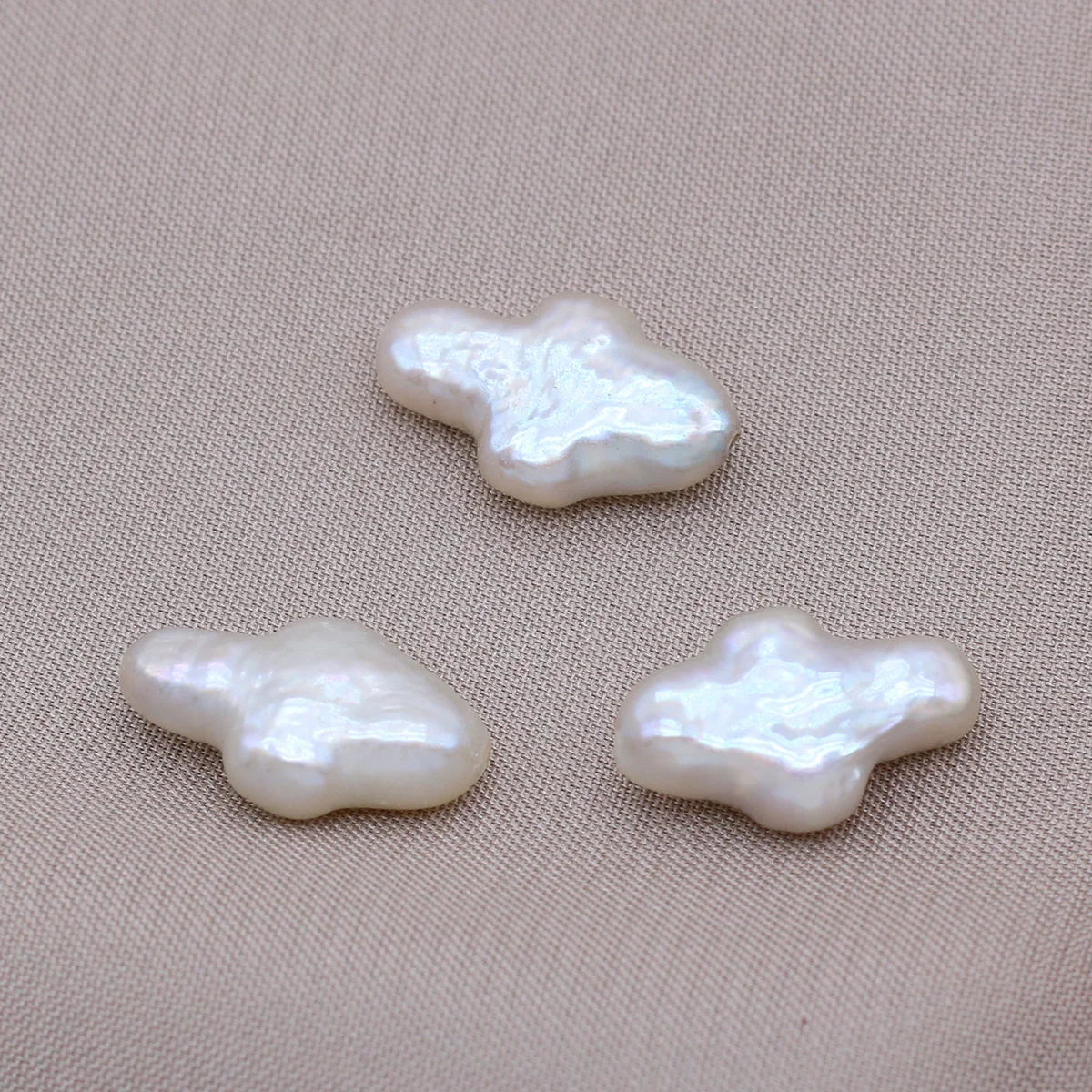 Natural Freshwater Pearl Loose Beaded Geometry Shape Isolation Beads for Jewelry Making DIY Charm Bracelet Necklace Accessories