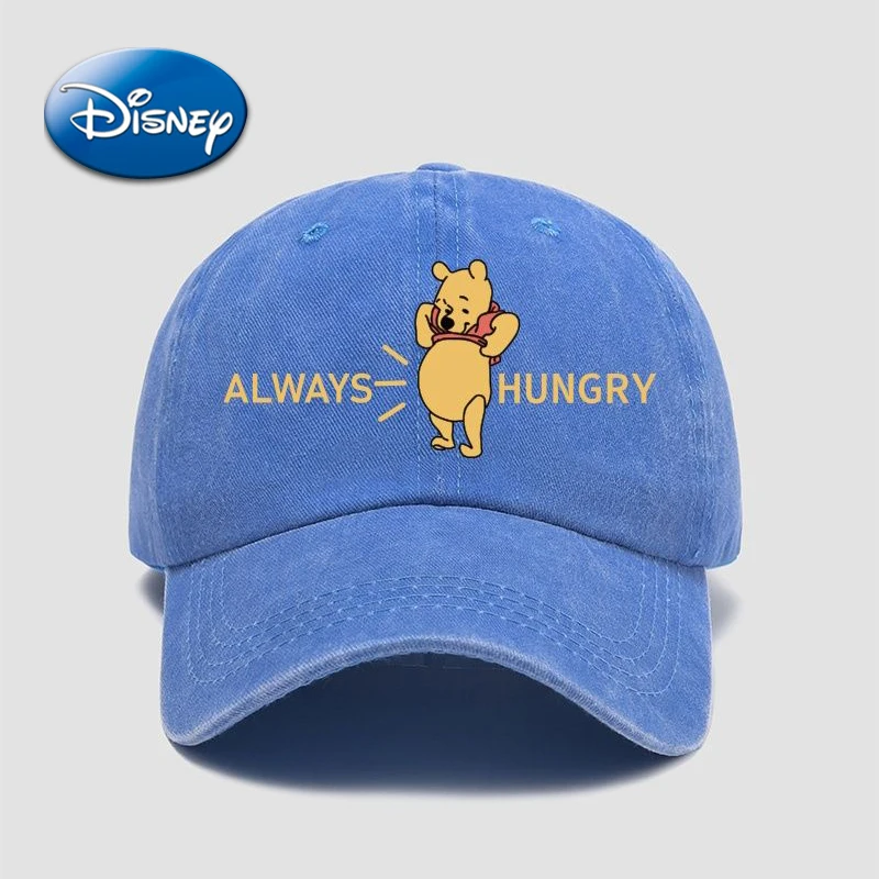 

Disney Pooh Bear Casual Hat Cute Anime Figure Winnie Baseball Caps Breathable Sun Hats Peaked Cap Adjustable Unisex Kids Gifts