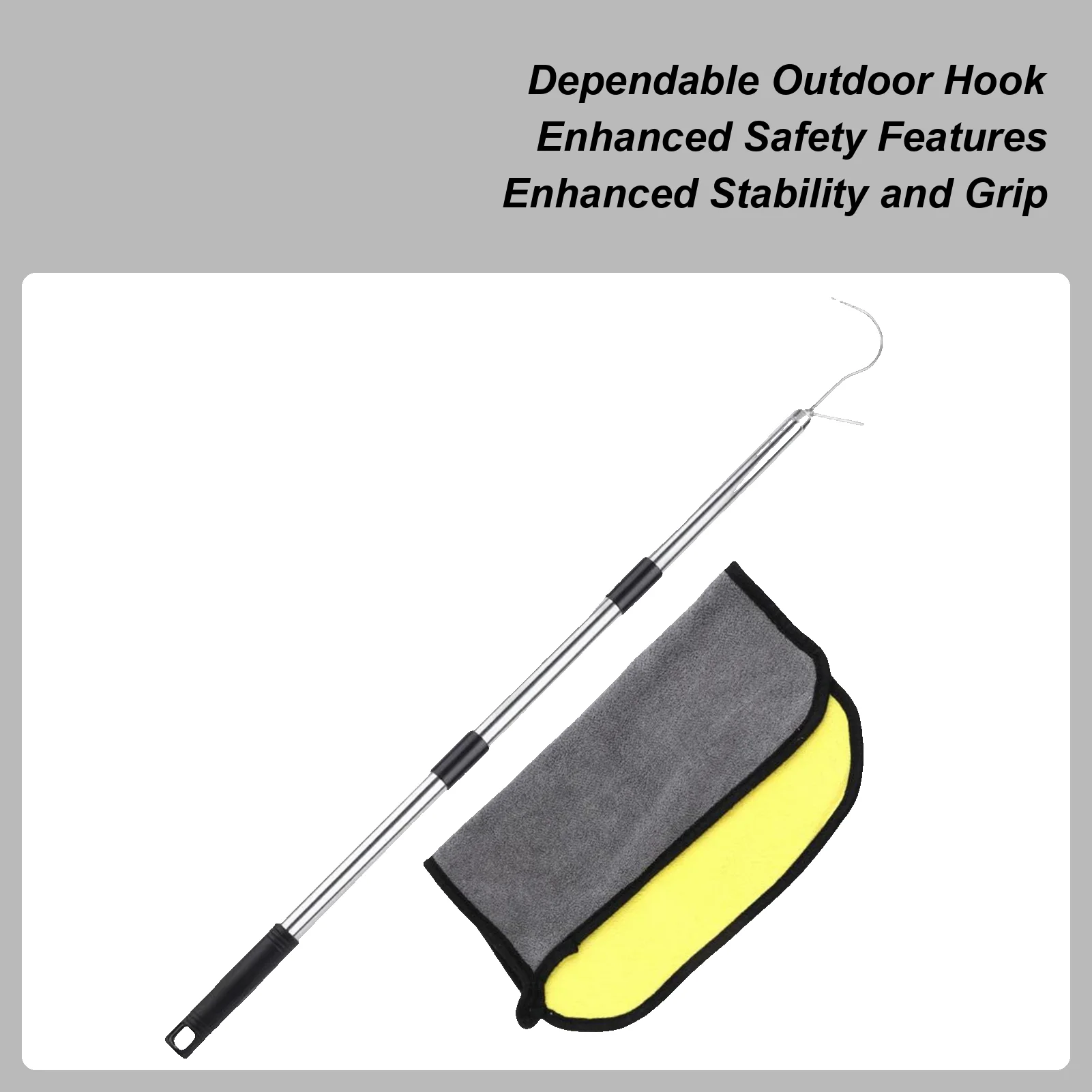 

Pool Robot Hook Heavy Duty Swimming Pool Cleaner Hook Set Quick-Release Cleaning Tools Hanger For Skimming Grabbing Debris