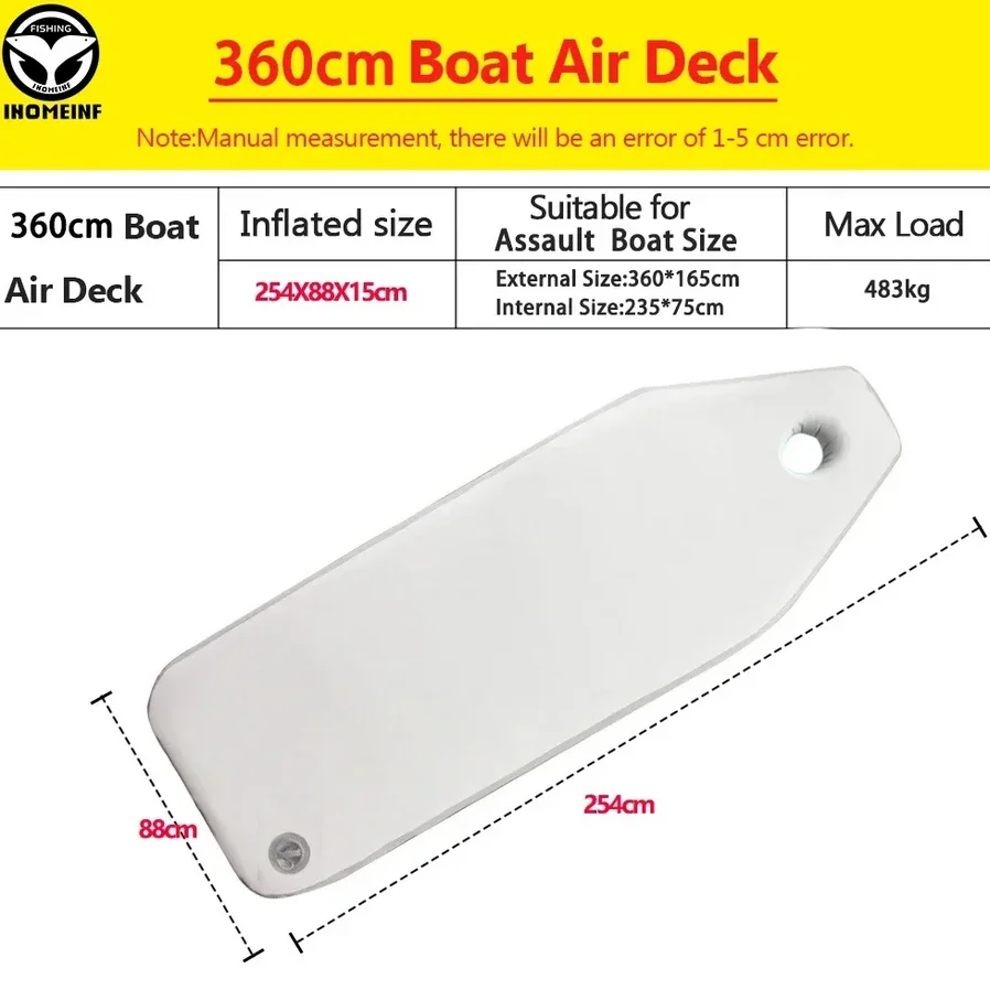 Nieuwe Air Deck Boot Vloer Geschikt voor 230 cm-400 cm Aanvalsboot PVC Schip Ambachtelijke Opblaasbare Drifting speedboot Terrasplanken Vloeren