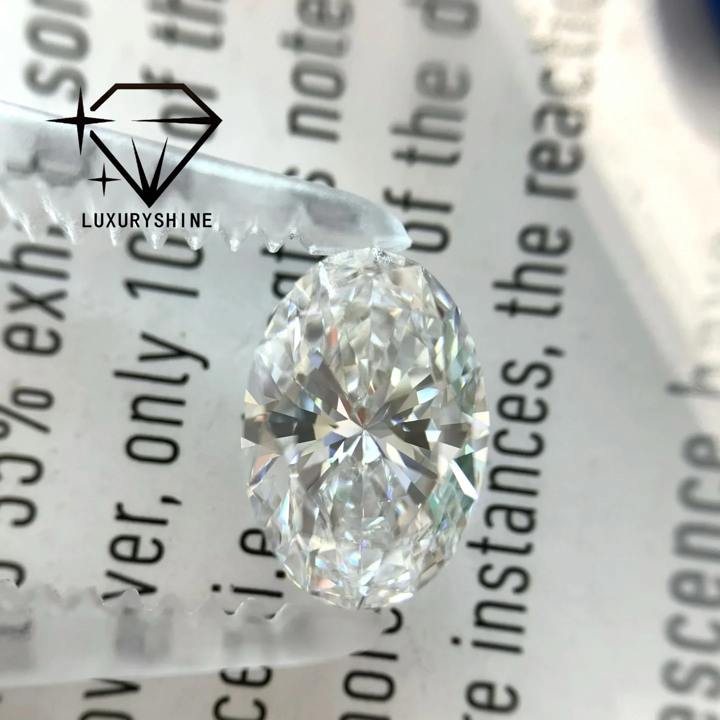 

LuxuryShine VS1-VS2 0.5-10 Carat Lab Grown Diamond D-F Color Loose Diamonds Heart/Oval/Round/Pear/Asscher Cut Customized jewelry
