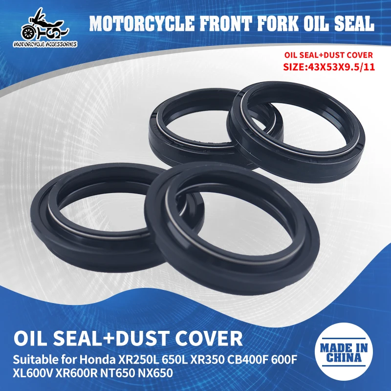 SJ Motorcycle Acccessories Dust Seal For Honda XR250L XL600 NT650 CBR600RR XR650L Front Fork Suspension Protection Dust Oil Seal