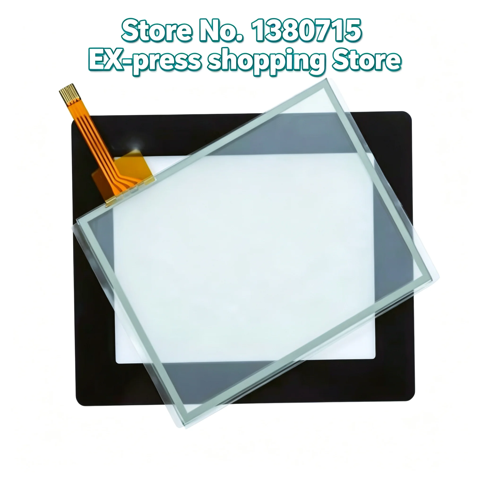 Touch Glass With Overlay Film For HMISTU655 HMIS65 HMISTU655S HMIS5T HMI Repair Spare Part