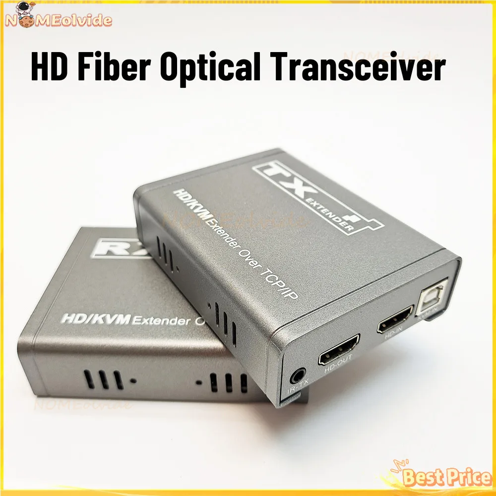 

HDMI-Compatible Fiber Extender HDMI-Compatible Over Fiber Optic SC HDMI-Compatible to Fiber Optic Video Transmitter Switch 20KM