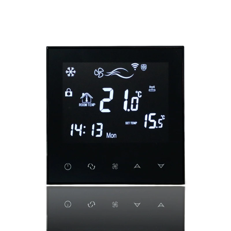 

Central air conditioner intelligent digital display thermostat air duct machine WiFi graffiti touch screen temperature control