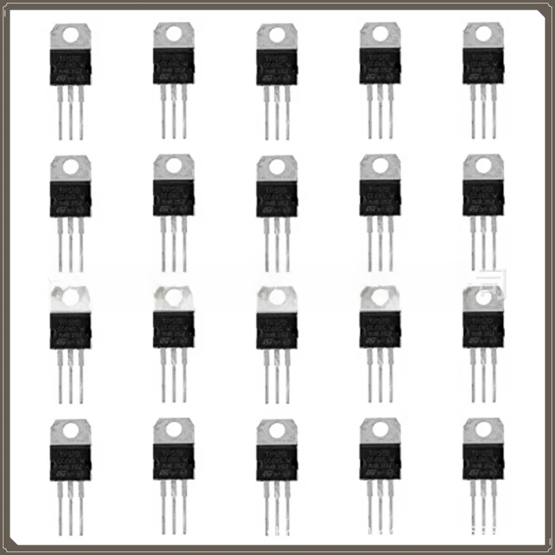 5A 60V TIP120 Transistor NPN Darlington Type with Heat Dissipation & Insulation Accessories