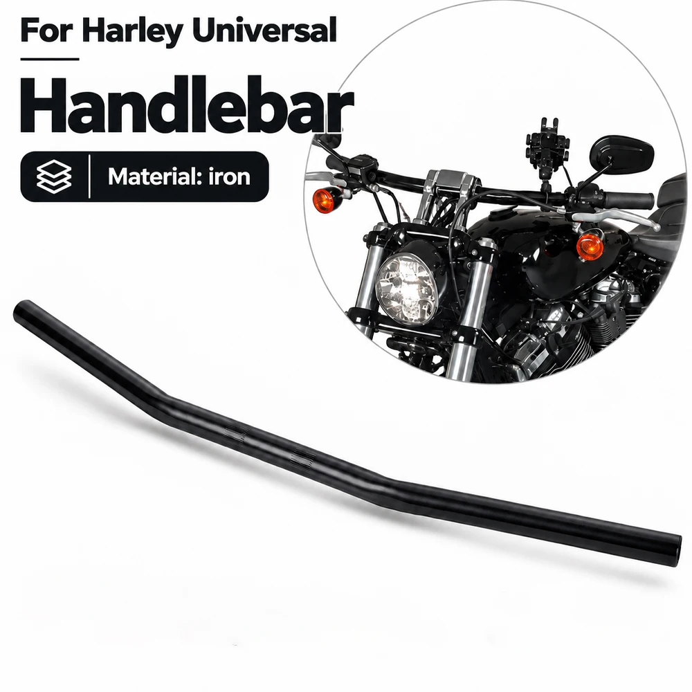Motorrad-Lenker, universeller Eisenlenker, 22 mm, 25 mm, für Honda, Yamaha, Kawasaki, Suzuki, Dirt Street Bike, Motocross-Teile