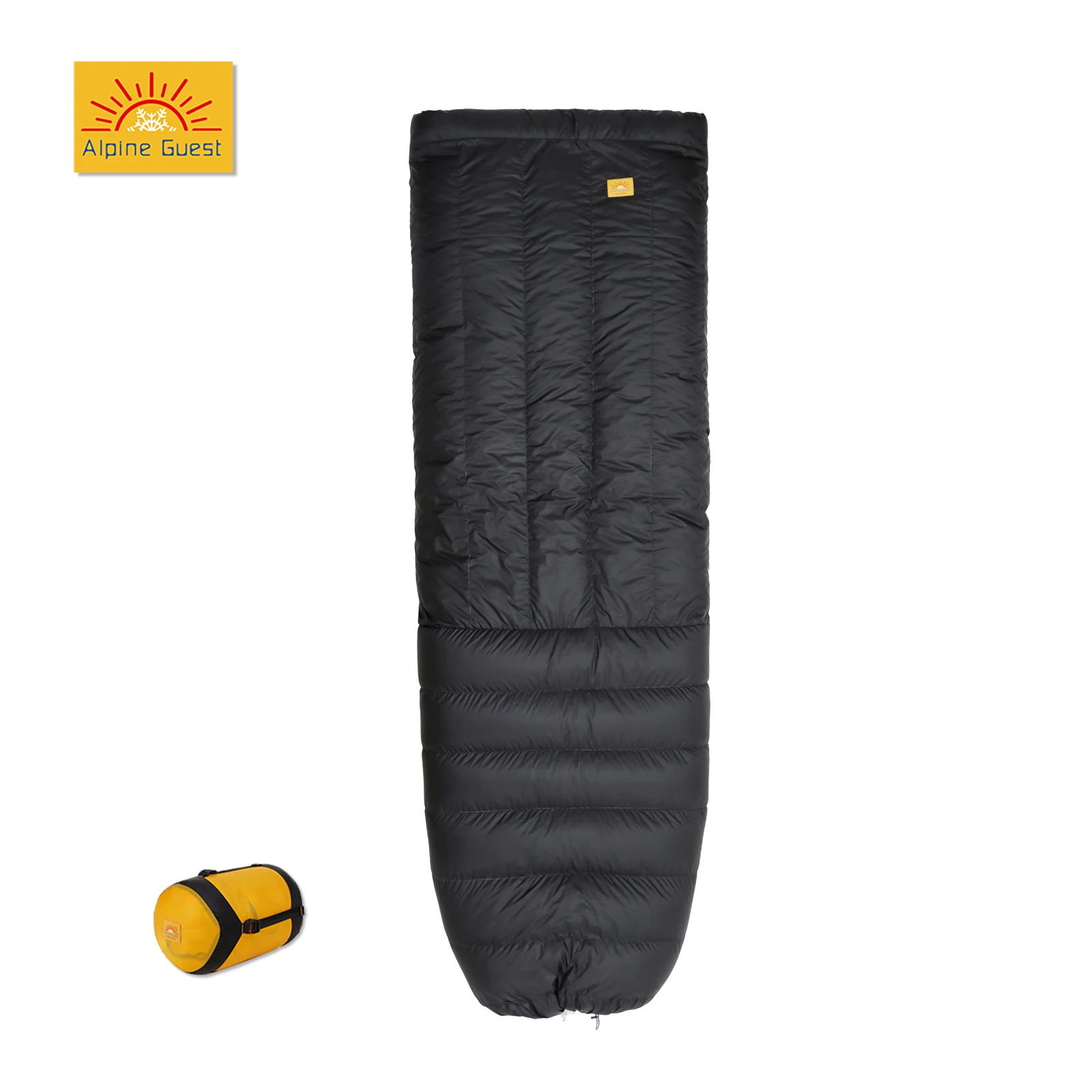 Alpine Guest Ultralight  95% Goose Down 850FP sleeping bag outdoor camping  cold weather sleeping