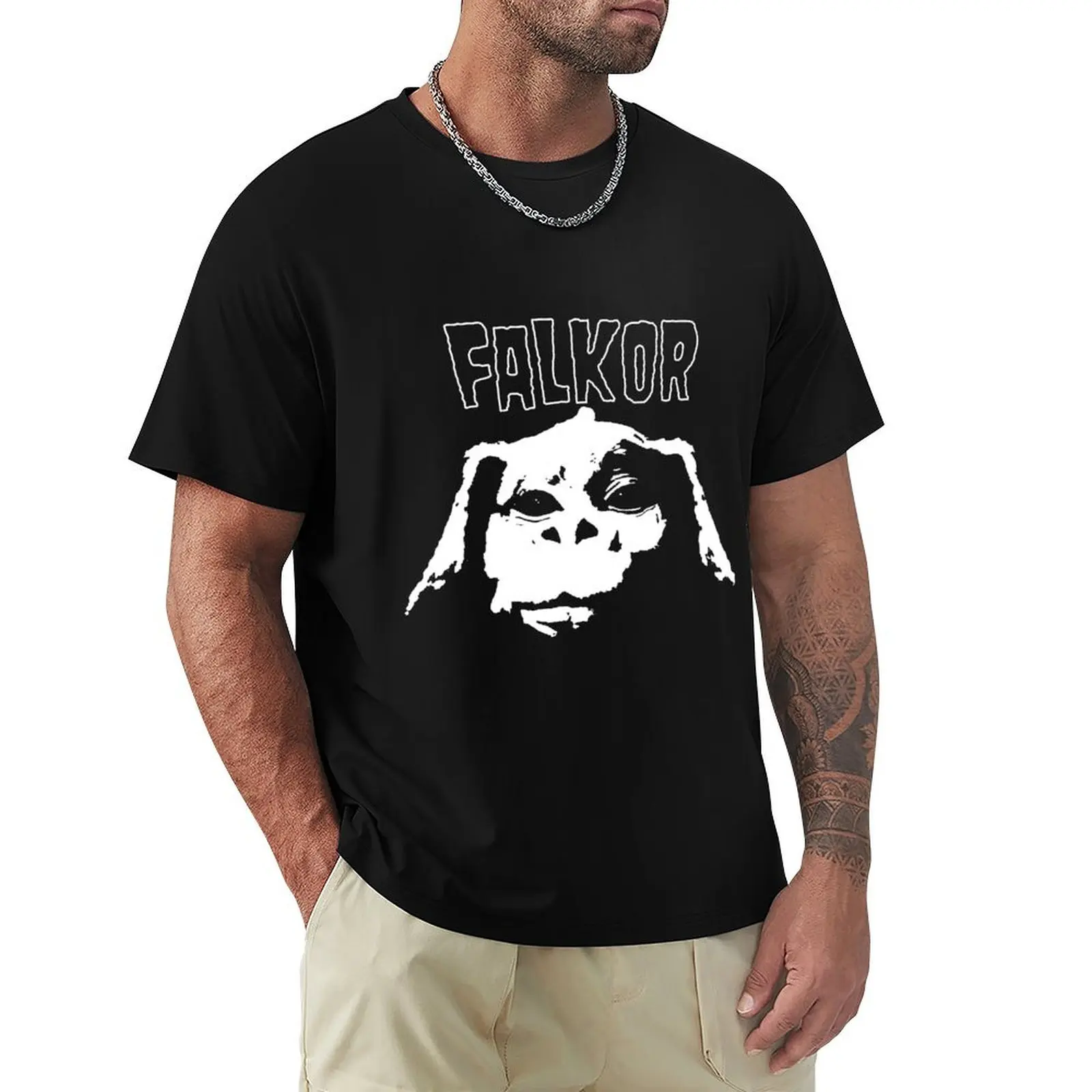 Retro Falkor Gift Danzig Men Women T-Shirt cotton graphic tees tops slim fit t shirts for men